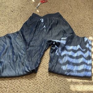 SHEIN Navy Blue Elastic Waist Pants